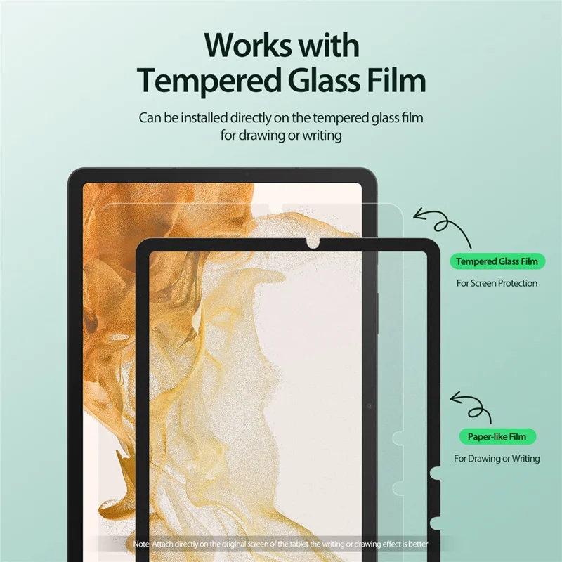DUX DUCIS Naad Series for Samsung Galaxy Tab S9 / S8 / S7 PET Film Detachable Paperfeel Screen Protector