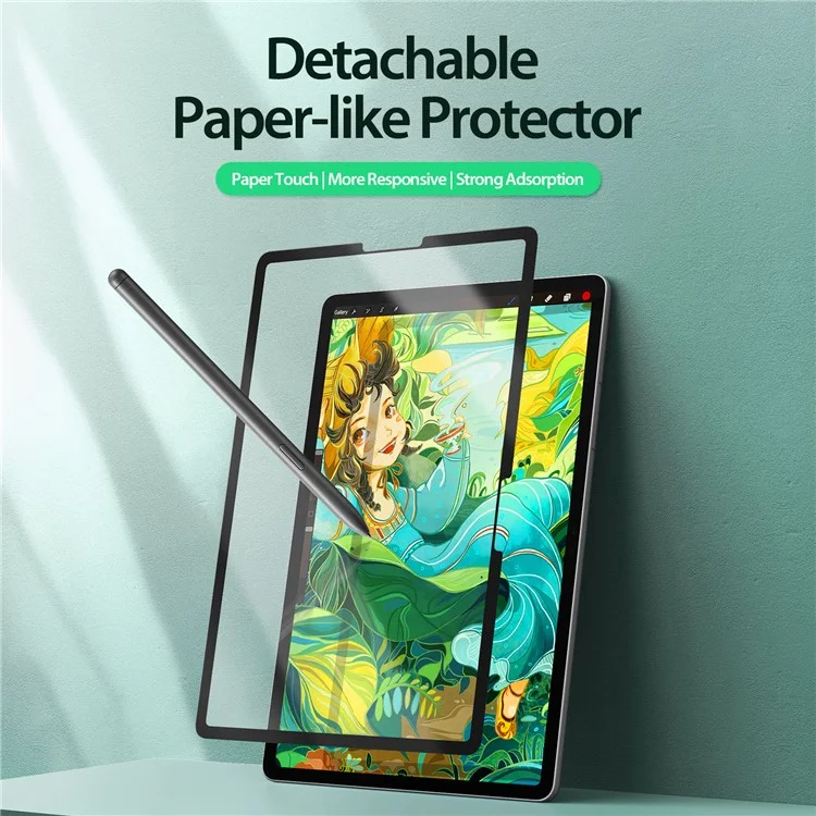 Serie Dux Ducis Naad Para Samsung Galaxy Tab S9 fe Paperfeel Protector Protector Extraíble Pet Matte Pet Film