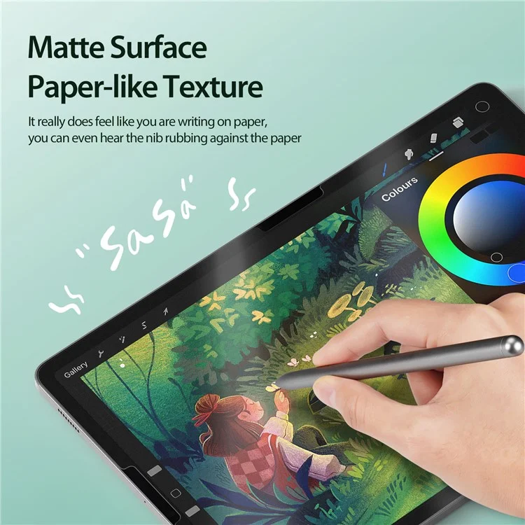 DUX DUCIS Naad Series для Samsung Galaxy Tab S9 FE Защитная пленка для экрана с эффектом бумаги Съемная матовая пленка из ПЭТ-материала