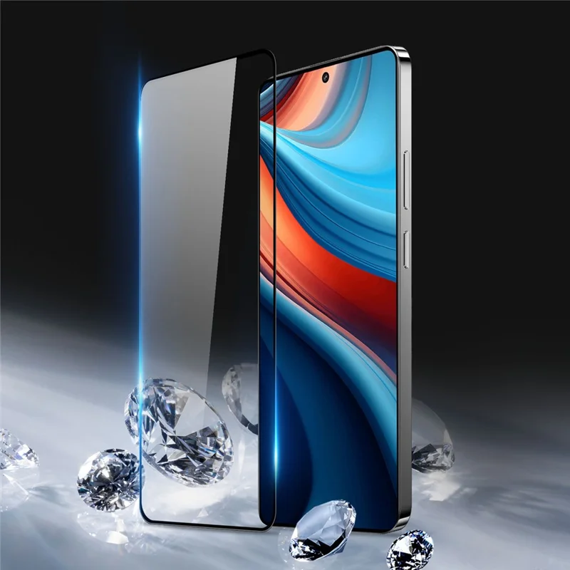 DUX DUCIS Full Screen Protector For Xiaomi Redmi 13 5G / 4G / Redmi Note 13R 5G / Poco M6 4G 2.5D Flat Screen Medium Alumina Glass HD Clear Film
