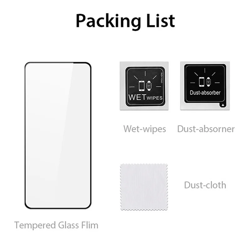 DUX DUCIS Full Screen Protector For Xiaomi Redmi 13 5G / 4G / Redmi Note 13R 5G / Poco M6 4G 2.5D Flat Screen Medium Alumina Glass HD Clear Film