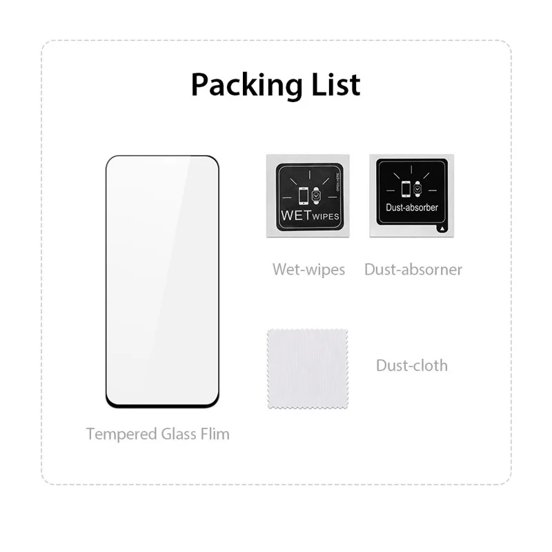 DUX DUCIS For Huawei nova 12 5G Full Glue Screen Protector Anti-fingerprint HD Clear (9D)