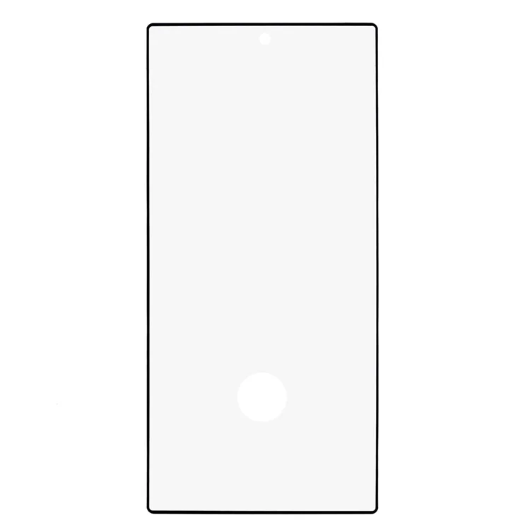 Para Samsung Galaxy S24 Ultra Silk Printing Screen Protector Tempered Glass Side Glue Film Fingerprint Unlock