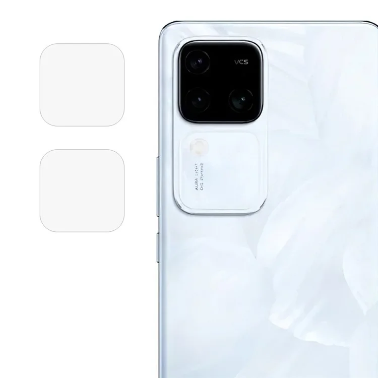 2 шт. Для vivo S18 Pro 5G / S8 5G / V30 5G / V30 Pro 5G Защитная пленка для объектива камеры из закаленного стекла с 2,5D дугообразным краем