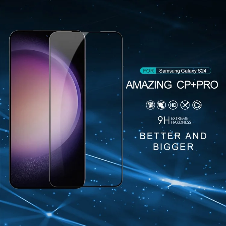 Nillkin Cp+pro Für Samsung Galaxy S24 AGC Glassfilm Ultra Clear Vollbildschutzschutz