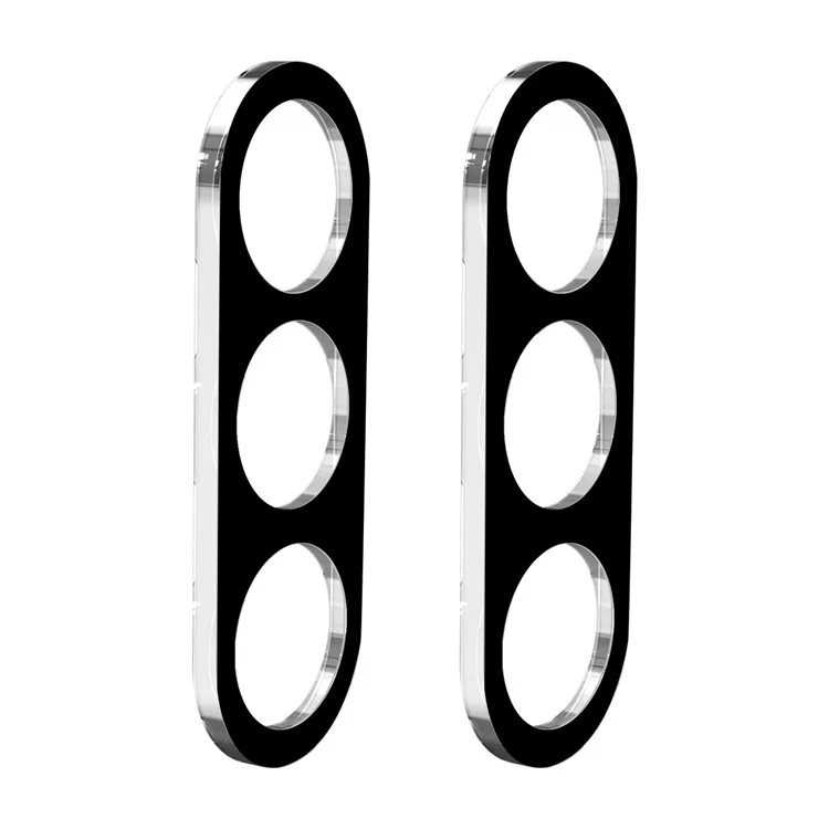 ENKAY HAT PRINCE 2Pcs For Samsung Galaxy A25 5G (Global) (161.0 x 76.5 x 8.3mm) Protector de Lente de Cámara de Vidrio Templado - Negro