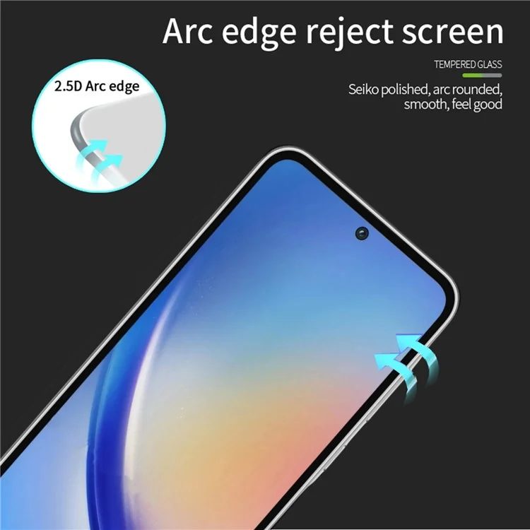 MOFI For Samsung Galaxy A35 5G / A55 5G JK Tempered Glass Film Series-1 Full Screen Protector High Definition