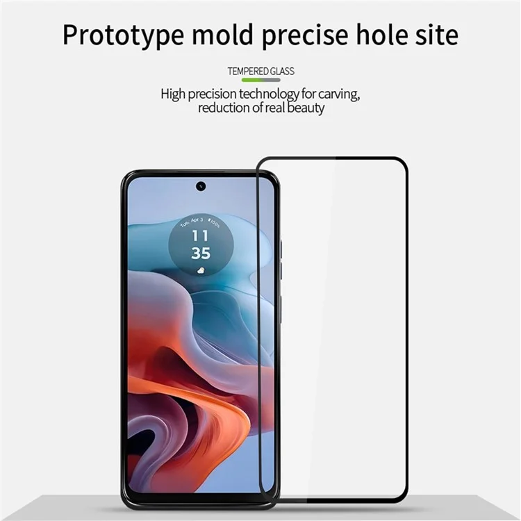 Série de Filme de Vidro Temperado PINWUYO JK-2 para Motorola Moto G45 5G / G34 5G Protetor de Tela Anti-Explosão