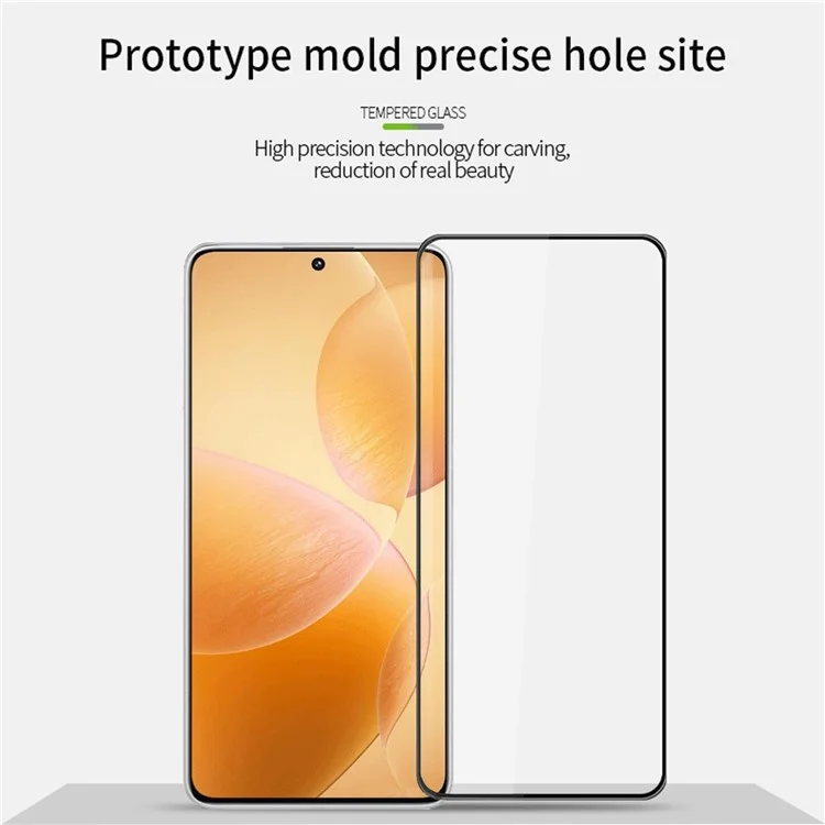PINWUYO JK 3D Curved Tempered Glass Film-2 para Xiaomi Redmi K70E 5G / Poco X6 / Poco X6 Pro 5G Protector de pantalla completa