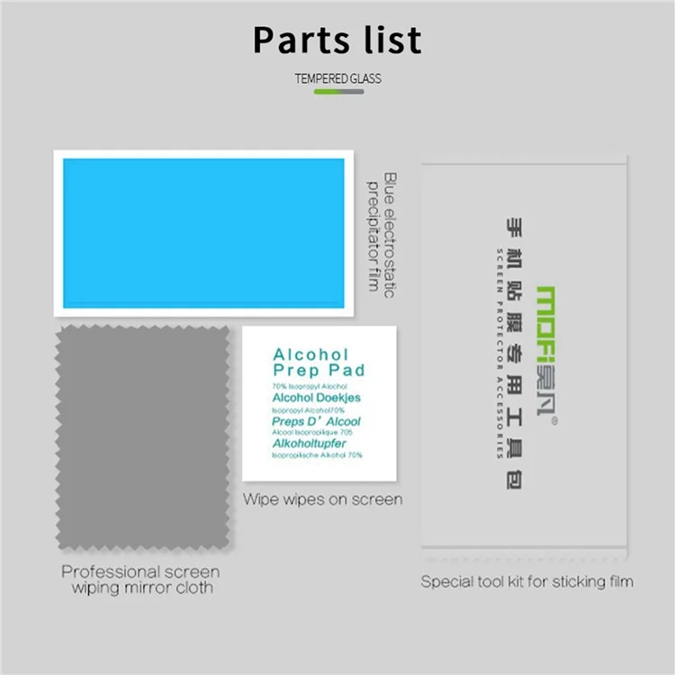 MOFI JK 3D Película de Vidrio Templado-1 para Xiaomi Redmi K70E 5G / Poco X6 / Poco X6 Pro 5G Protector de Pantalla Curvo HD de Pantalla Completa