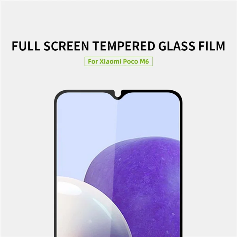 MOFI Per Xiaomi 13C 4G / 13C 5G / 13R 5G / Poco M6 5G / Poco C65 4G Serie Pellicola Protettiva in Vetro Temperato JK-1 Full Glue Schermo HD Trasparente