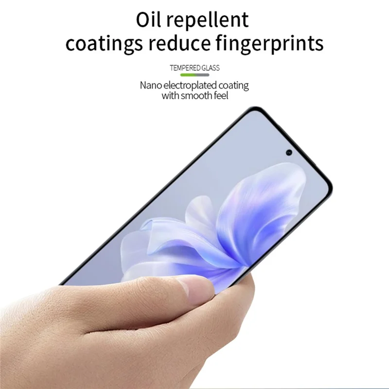 MOFI For vivo S18e 5G JK Tempered Glass Film Series-1 Bildschirmschutz Hochfestes Aluminium-Silizium-Glas