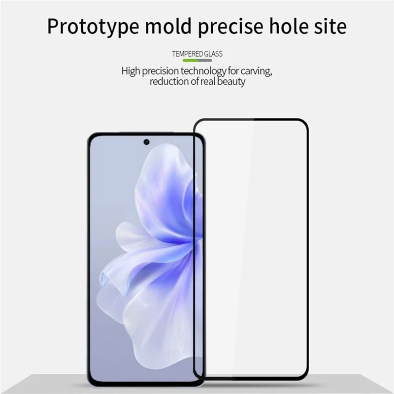 MOFI For vivo S18e 5G JK Tempered Glass Film Series-1 Bildschirmschutz Hochfestes Aluminium-Silizium-Glas