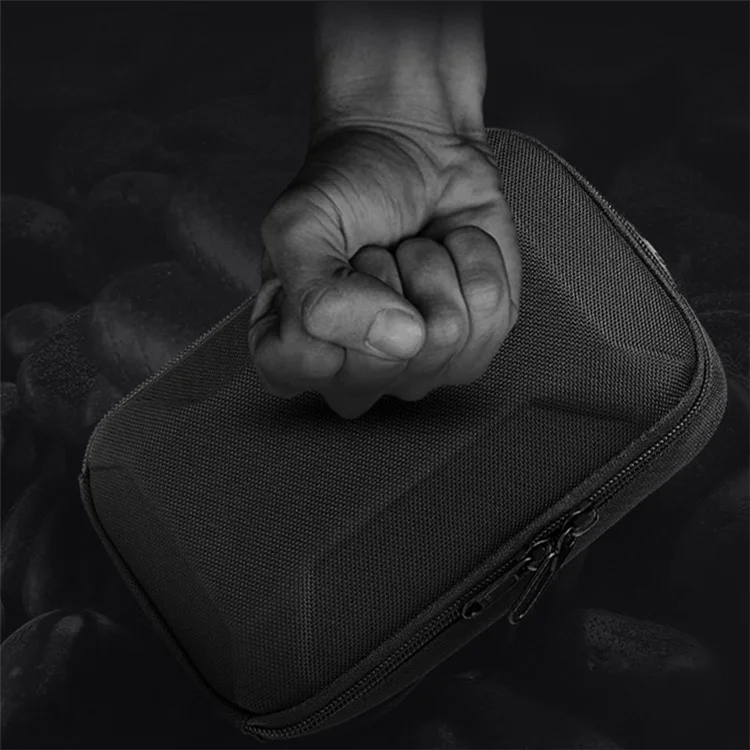 OZUKO 9442 Mini EVA Hard Shell Shoulder Bag Phone Storage Pouch Purse - Black