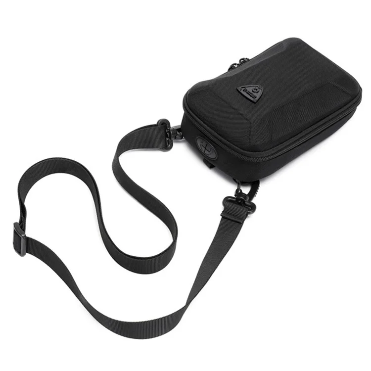 OZUKO 9442 Mini EVA Hard Shell Shoulder Bag Phone Storage Pouch Purse - Black