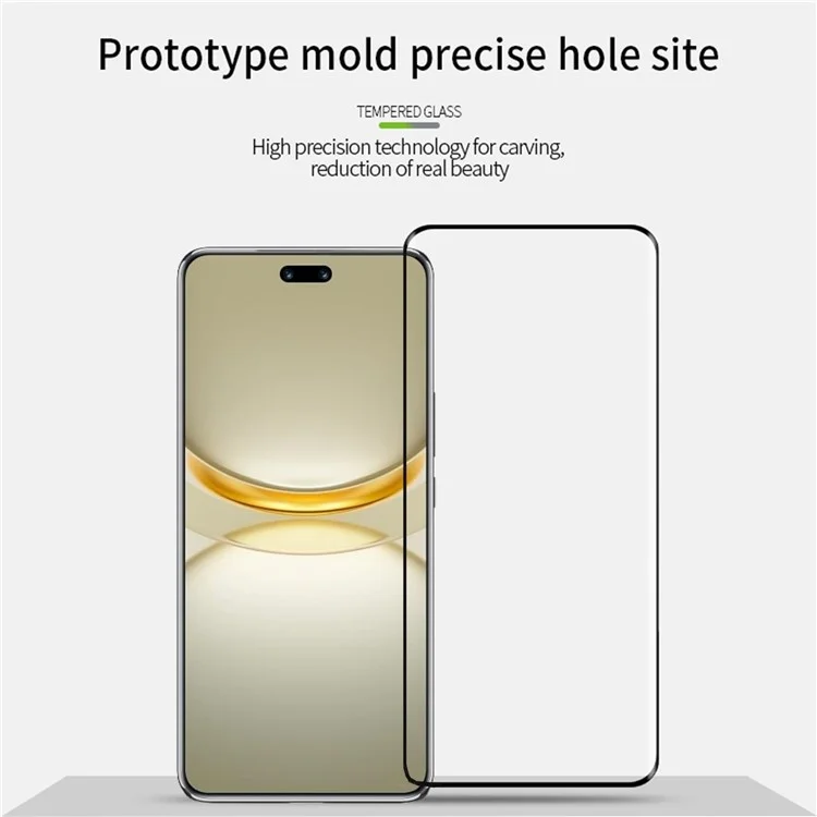 Pinwuyo Per Huawei Nova 12 Pro 5G / Nova 12 Ultra 5G Screen Protector 3D Film di Vetro Temperato a Piegatura Calda