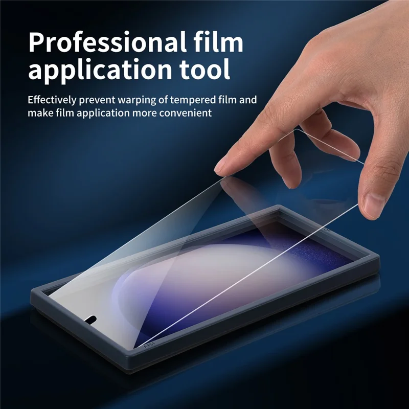 2Pcs Screen Protector for Samsung Galaxy S23+ High Aluminum-silicon Glass Film with 2Pcs Camera Lens Protector