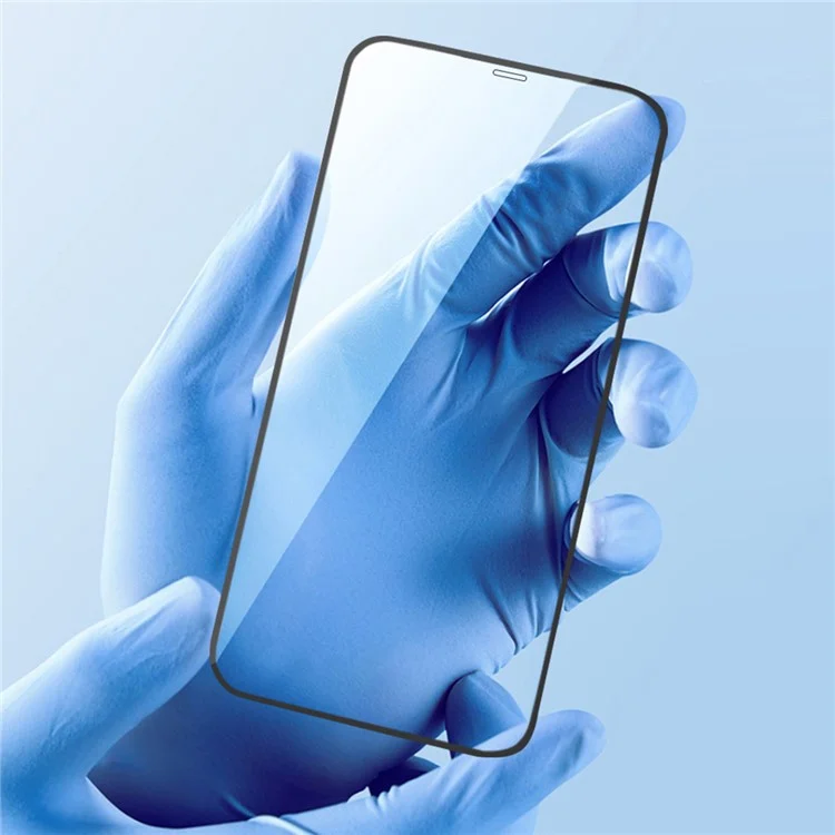 WIWU SQ-005 Para iPhone 15 Pro Protetor de Tela HD 2.5D Seda Impressa Vidro Temperado Película de Telefone com Ferramentas