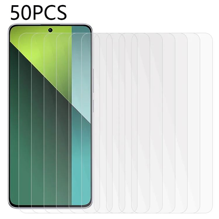 50PCS For Xiaomi Redmi Note 13 Pro 5G Tempered Glass Screen Protector 2.5D 0.3mm
