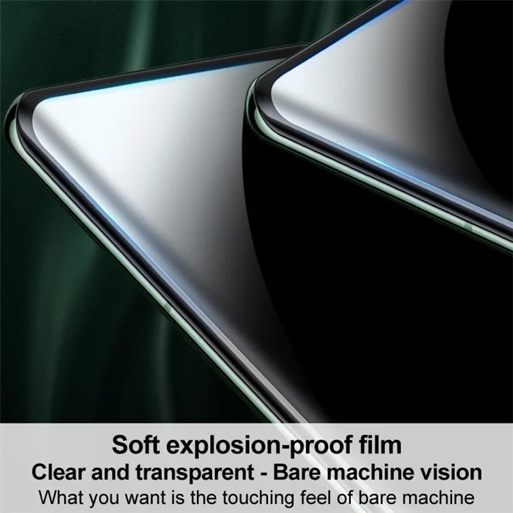 Imak 2pcs / Définir Hydrogel Film III Pour OnePlus Ace 3 5G Film Sensible au Toucher HD Clear TPU Protecteur D'écran