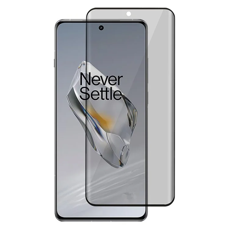 Per OnePlus 12 5G Privacy Screen Protector 3D Curved High Aluminium-silicon Glass Film Silk Printing