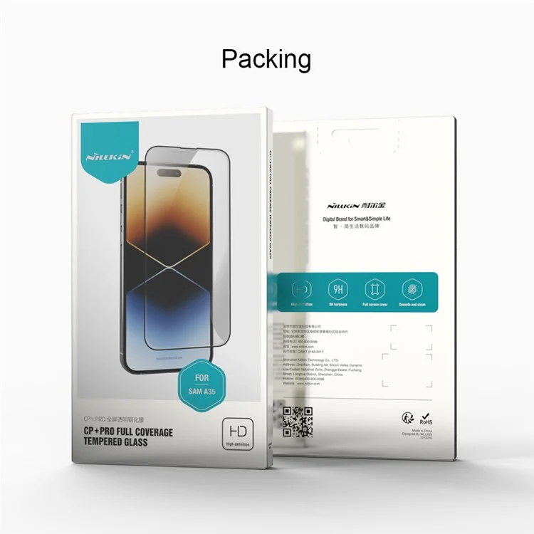 Nillkin Cp+pro Für Samsung Galaxy A35 5G Screen Protector 9H Härte Anti-kratzer-agc-glasfilm