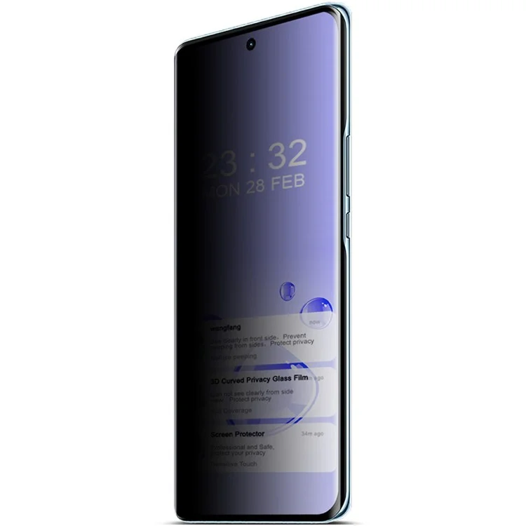 IMAK For Honor X50 5G Screen Protector Privacy 3D Curved Tempered Glass Film Saver