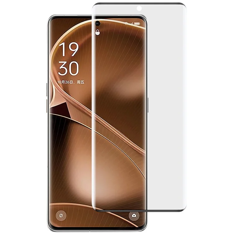 Protection d'écran en verre trempé IMAK pour Oppo Find X6 Pro, incurvée 3D, incassable