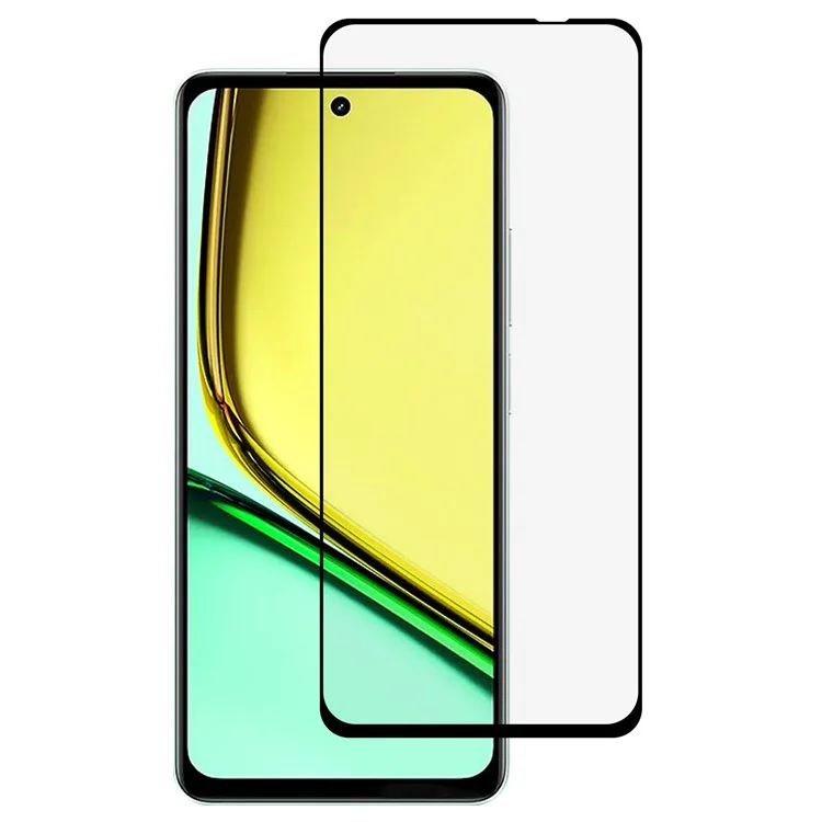 Für Realme C67 4G Bildschirmfilm 9D Empfindlicher Touchscreen Komplette Abdeckung Bildschirmschutz