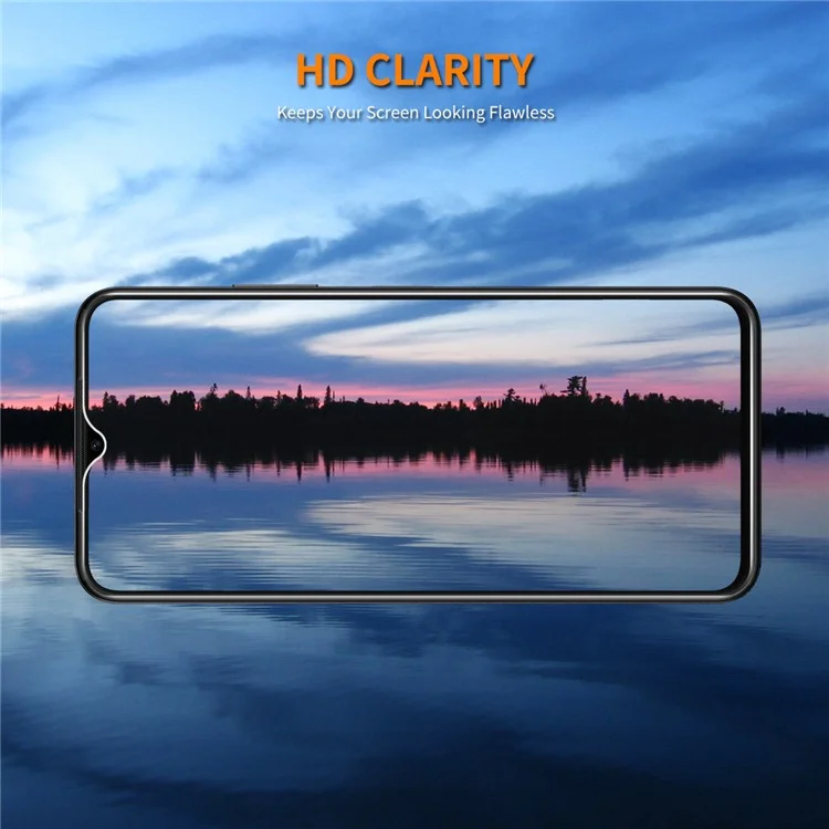 ENKAY HAT PRINCE 10Pcs For Oppo A18 4G / A38 4G High Aluminum-silicon Glass Large Arc Edge HD Screen Film