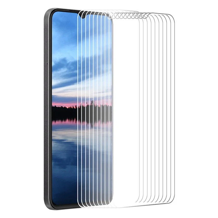 ENKAY SOMBRERO PRÍNCIPE 10 Piezas Para Huawei nova Y61 4G Protector de pantalla Antihuellas dactilares Película de dureza 9H 