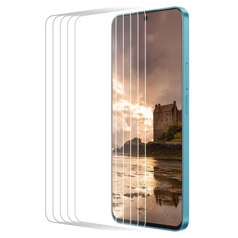 ENKAY HAT PRINCE 5Pcs For Honor X7b 4G / 90 Smart Screen Film Large Arc Edge 9H Screen Protector