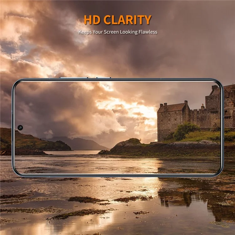 ENKAY HAT PRINCE 2Stück für vivo iQOO 12 5G Displayschutzfolie Großer Bogenrand HD Klarer Film