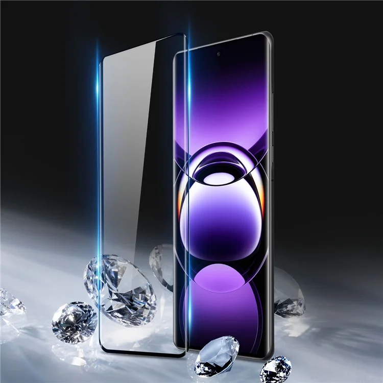 DUX DUCIS per Oppo Find X7 Ultra Protezione dello schermo Pellicola Full Glue Hot Bending Medium Alumina Glass