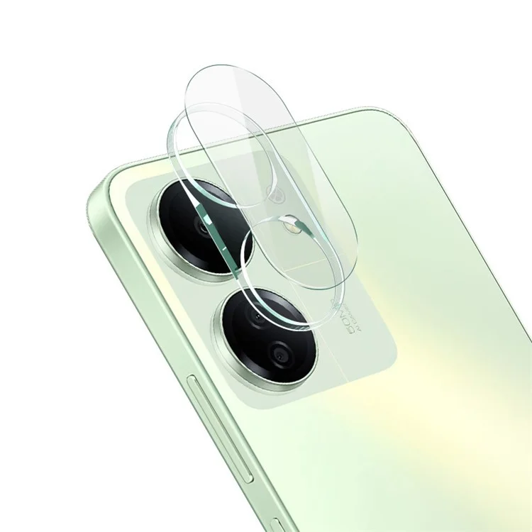 IMAK Para Xiaomi Redmi 13C 4G / Poco C65 4G Protetor de Lente de Câmera Integrado Vidro Temperado + Tampa da Lente Acrílica