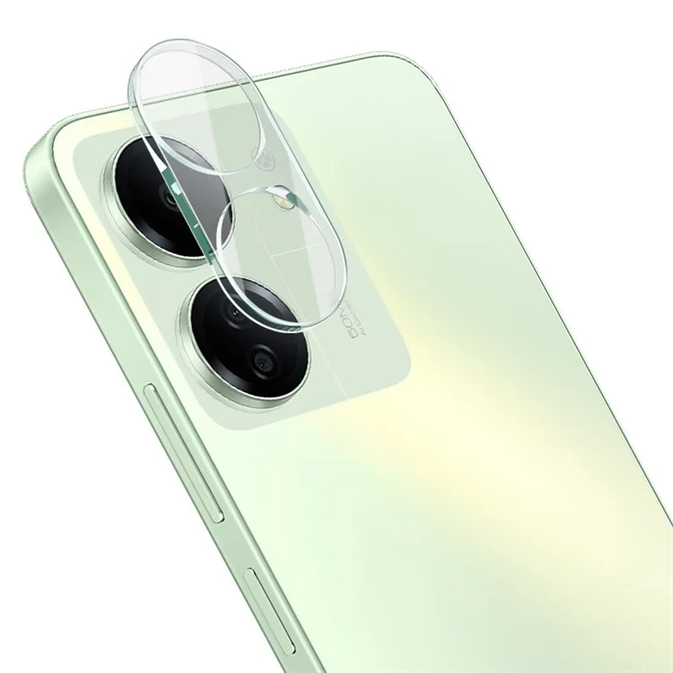 IMAK Para Xiaomi Redmi 13C 4G / Poco C65 4G Protetor de Lente de Câmera Integrado Vidro Temperado + Tampa da Lente Acrílica