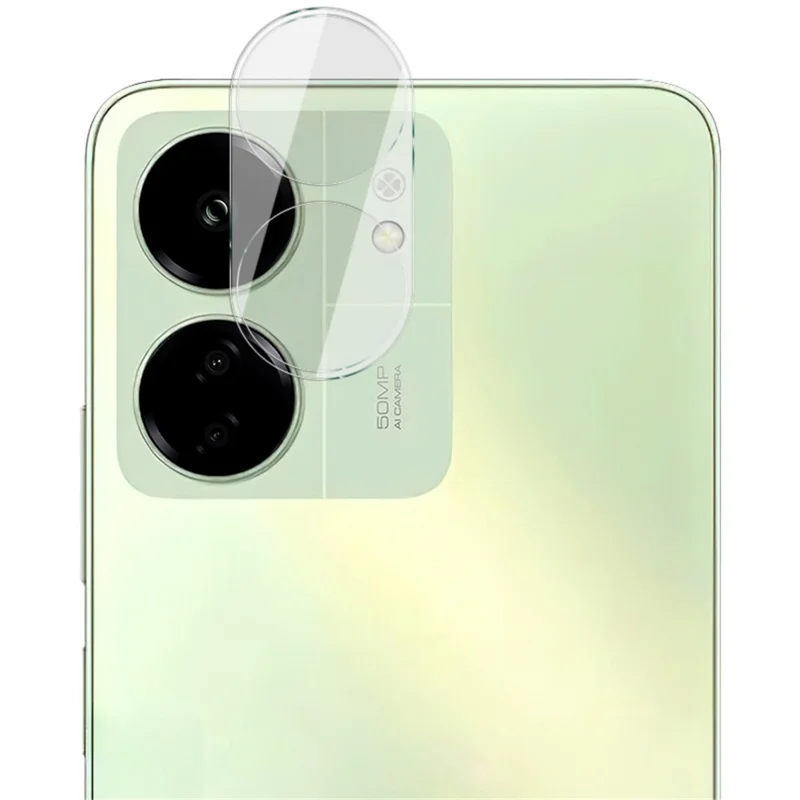 IMAK Para Xiaomi Redmi 13C 4G / Poco C65 4G Protetor de Lente de Câmera Integrado Vidro Temperado + Tampa da Lente Acrílica