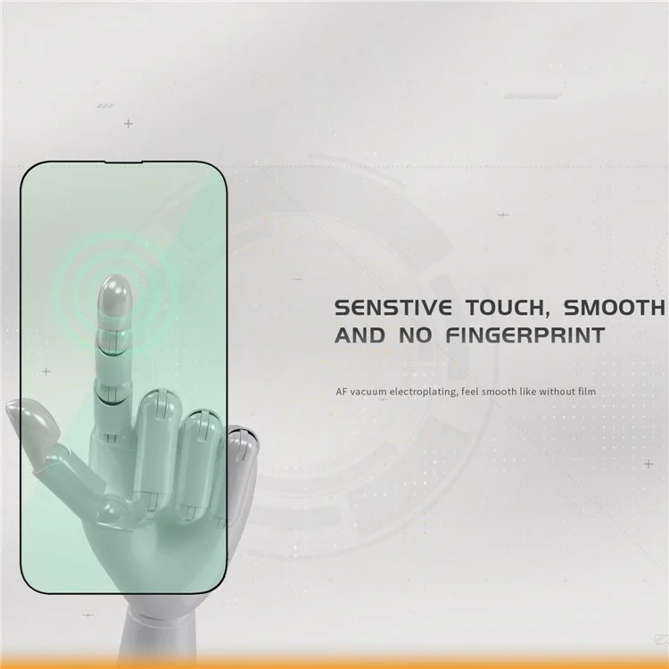 TGVI'S For iPhone 14 Pro Max Eye Protection Film High Aluminum-Silicon Glass Screen Protector+Back Protector