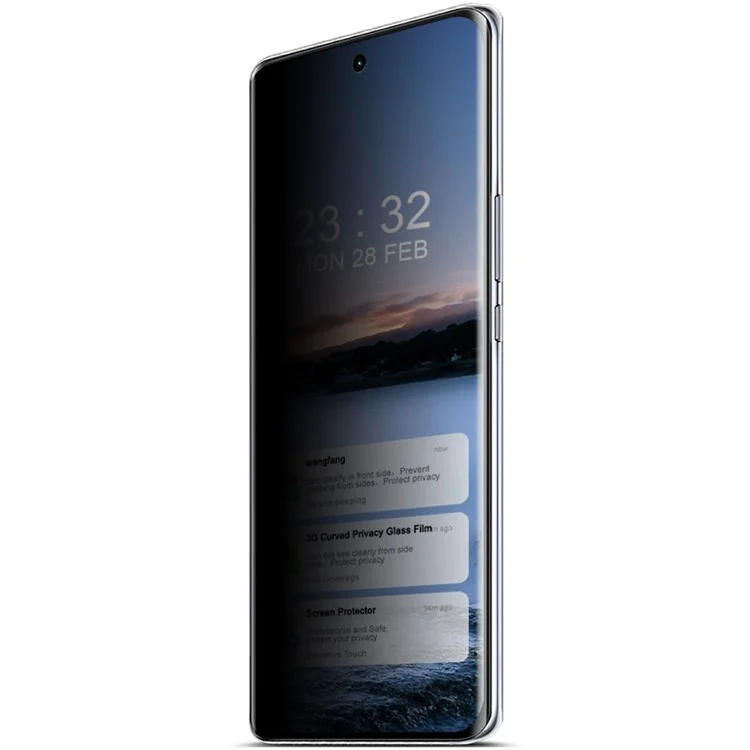 IMAK For Honor X50 GT 5G Screen Protectors Anti-peep 3D Curved Screen Film
