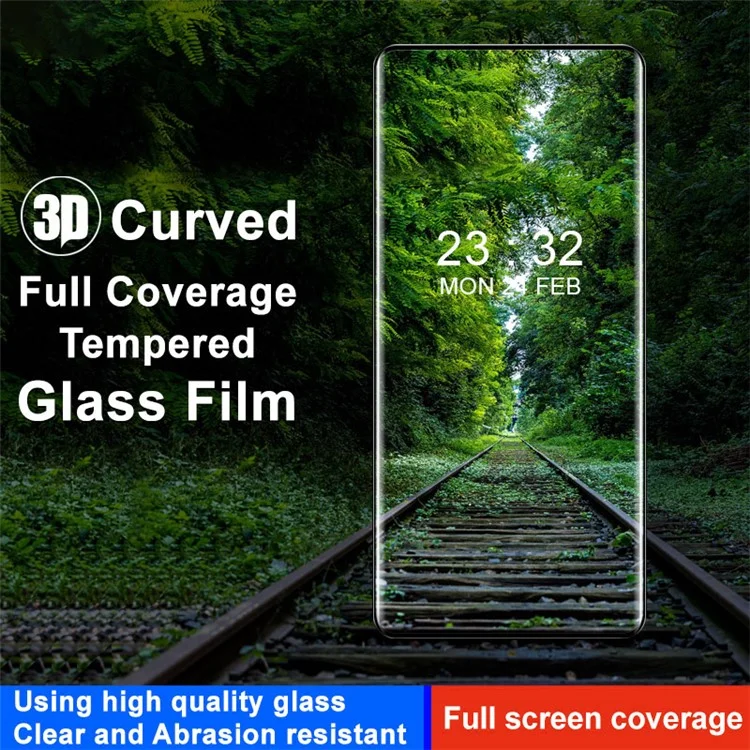 IMAK Pour Oppo Find X7 Ultra Protecteur d'écran plein écran 3D Curved Ultra Clear Screen Film