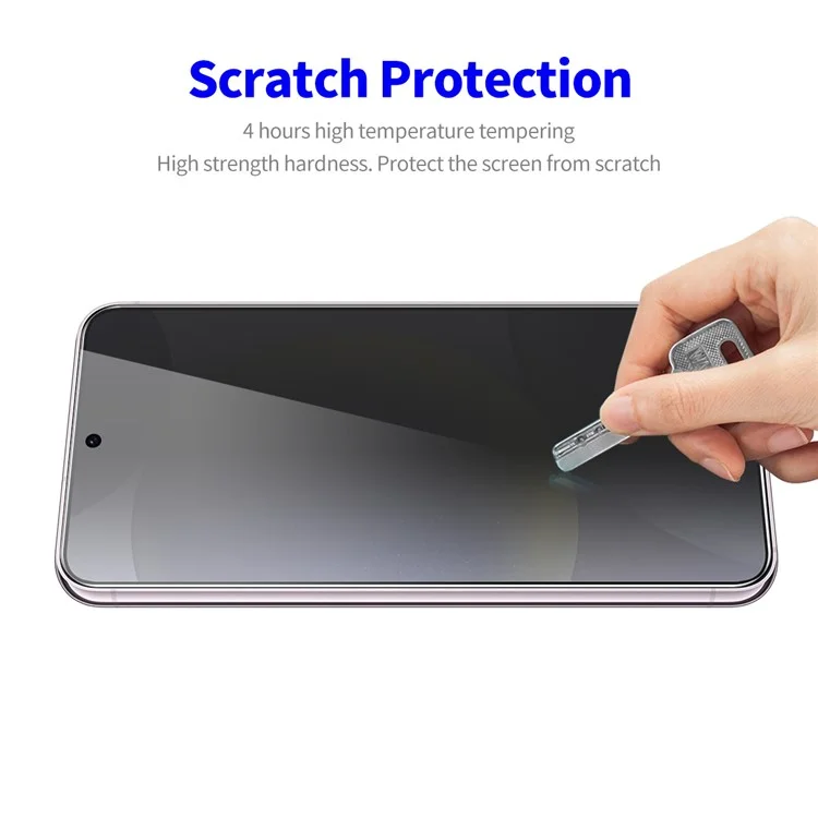 ENKAY HAT PRINCE 2Pcs For Samsung Galaxy S25 / S24 Anti-Spy Screen Protector High Aluminium-Silicon Glass Film