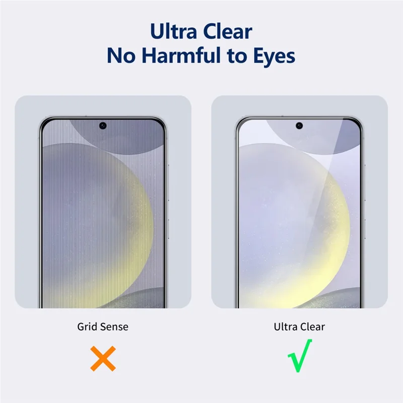 ENKAY HAT PRINCE 2Pcs For Samsung Galaxy S25 / S24 Anti-Spy Screen Protector Silk Printing Full Coverage