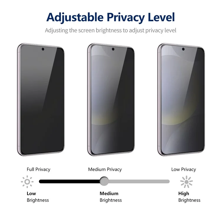 ENKAY HAT PRINCE For Samsung Galaxy S25 / S24 Screen Protector 360-Degree Privacy Protection Film