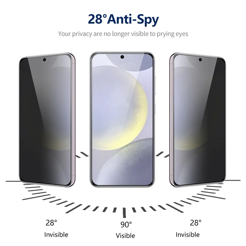 ENKAY HAT PRINCE 2Pcs For Samsung Galaxy S25+ / S24+ Anti-Spy Privacy Screen Protector Silk Printing Film