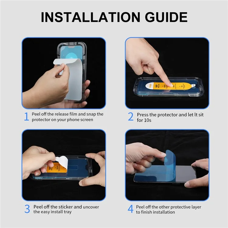 ENKAY HAT PRINCE For Xiaomi Poco F5 5G Screen Protector Silk Printing High Aluminium-silicon Glass Film