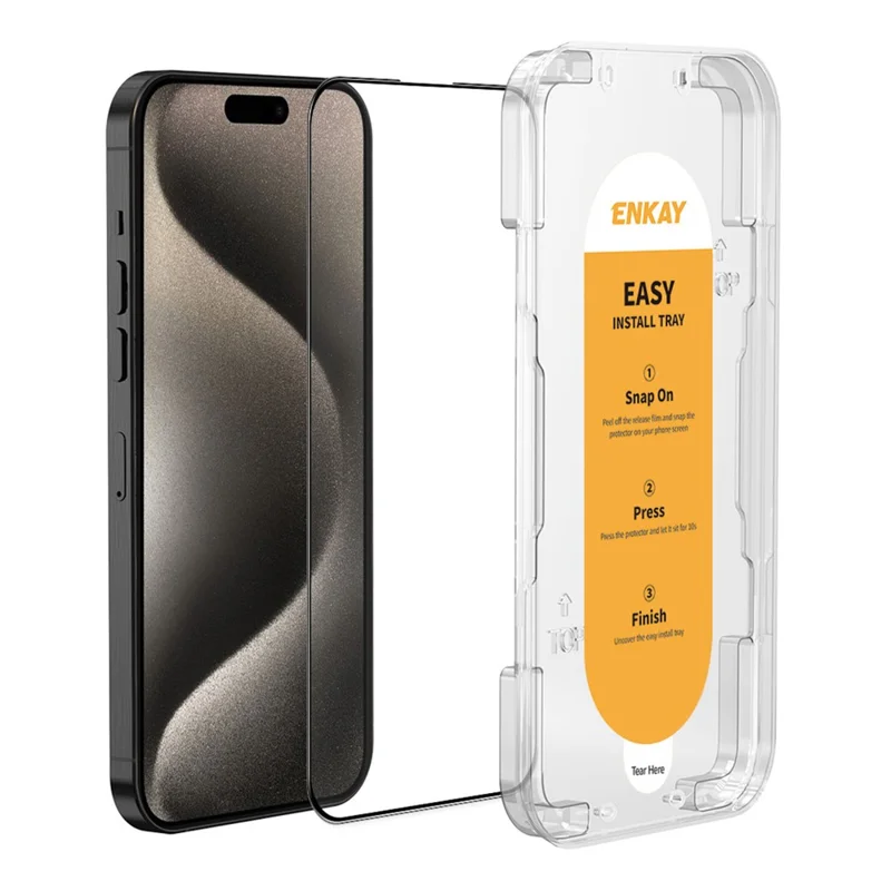 ENKAY HAT PRINCE For iPhone 15 Pro Max Protective Film HD Clear 9H Scratch-resistant Screen Protector