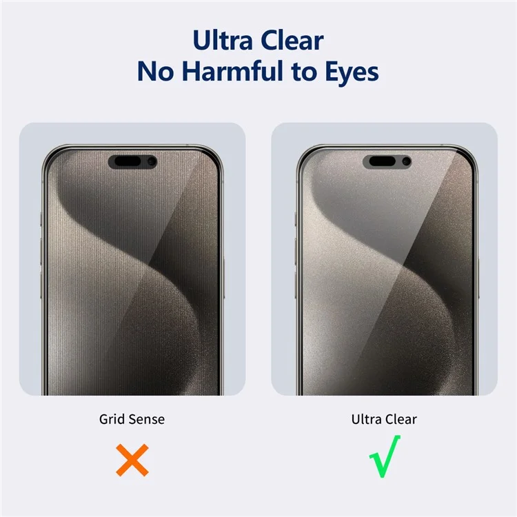 ENKAY HAT PRINCE Para iPhone 14 Pro Anti-Spy High Aluminium-silicon Glass Film Full Coverage