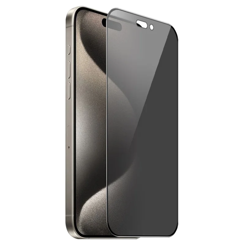 ENKAY HAT PRINCE Pour iPhone 15 Pro Protecteur d'écran anti-espion résistant aux rayures Film 9H
