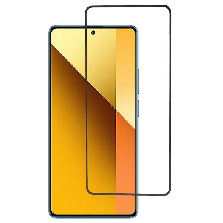 Per Xiaomi Redmi Note 13 4G Silk Printing Tempered Glass Screen Protector Full Glue HD Clear Film