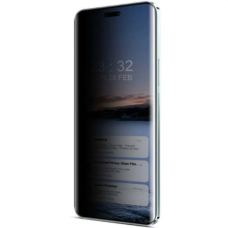 IMAK For Honor Magic6 Pro 5G / Magic6 Ultimate 5G Anti-Spy Full Screen Protector 3D Curved Film